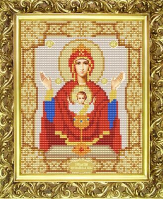 9114 "Богородица Неупиваемая Чаша" Рисунок на ткани